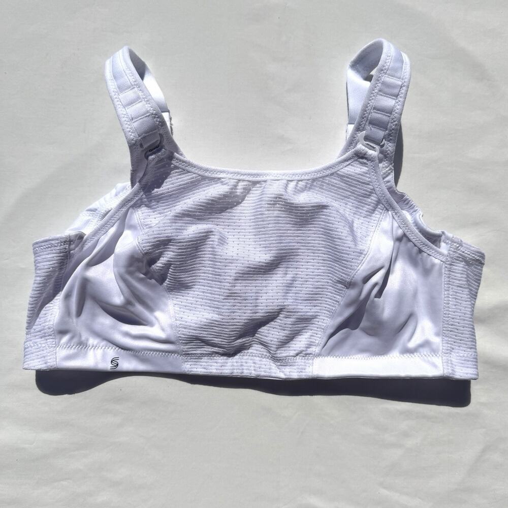 Glamorise Custom Control Sports Bra 42C White 1166